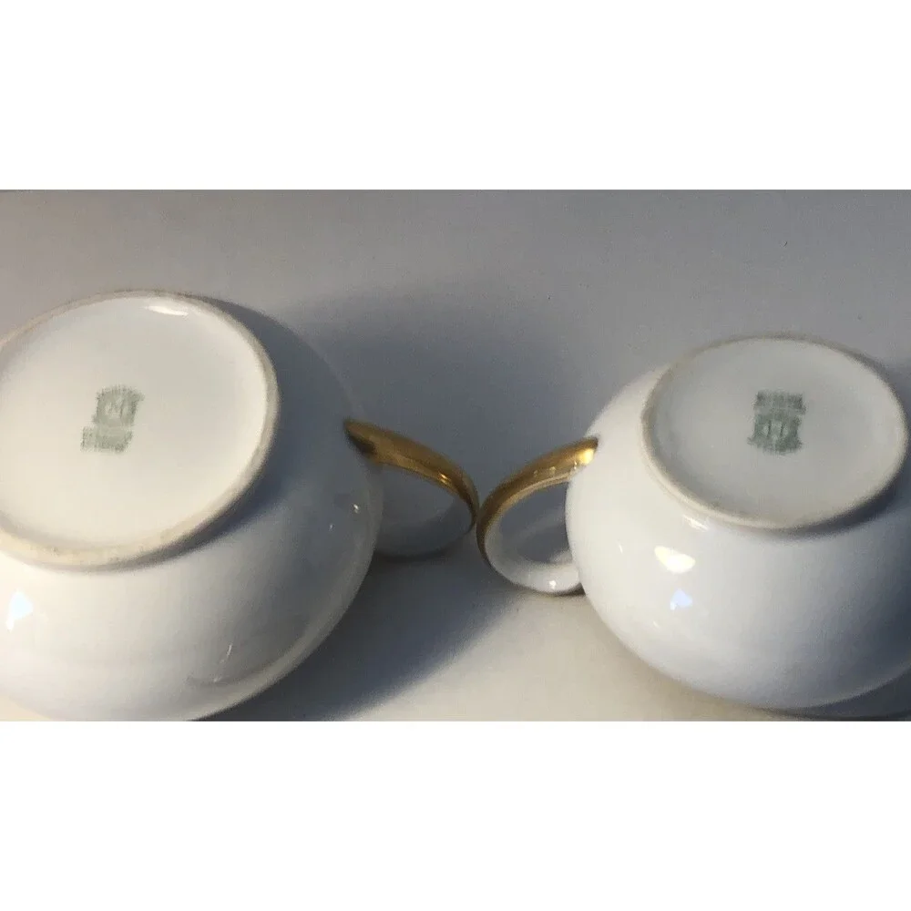 Vtg. Set Noritake Sugar Bowl With Lid & Creamer Japan Pink Rose Green Mark